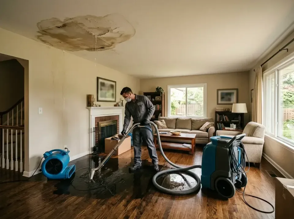 attic-pipe-burst-ceiling-drip-008 — frequently asked questions, Water Damage Restoration & Carpet Care in Arcanum, OH